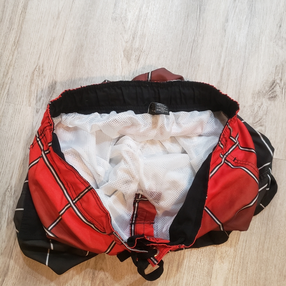 Mens op large swim trunks..Red and gray fade.. - Picture 4 of 6